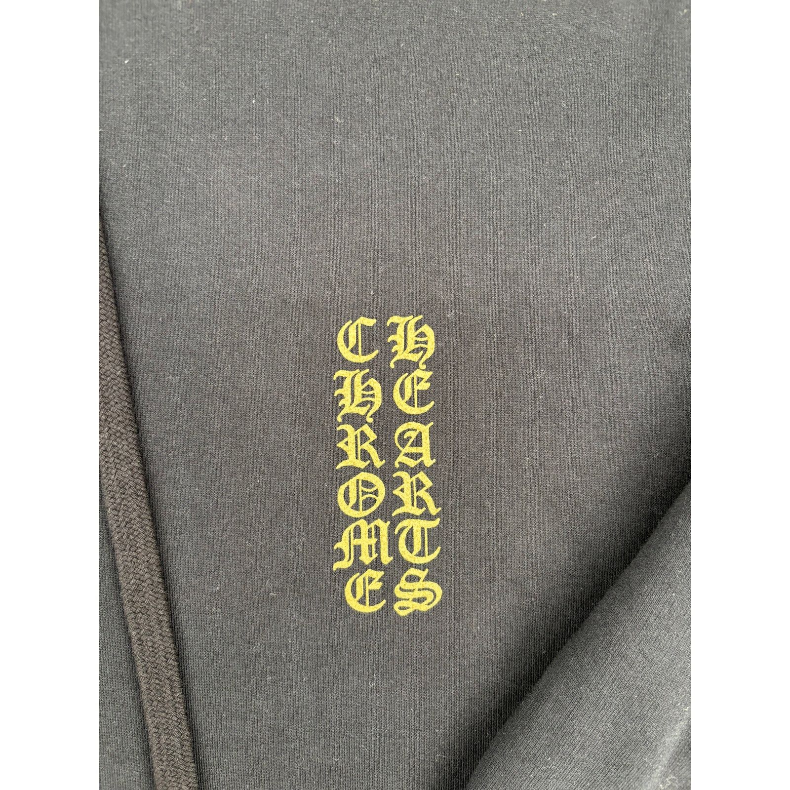 Chrome Hearts Chrome Hearts Olive Vertical Logo Black Pullover Hoodie LG Size US L / EU 52-54 / 3 - 2 Thumbnail