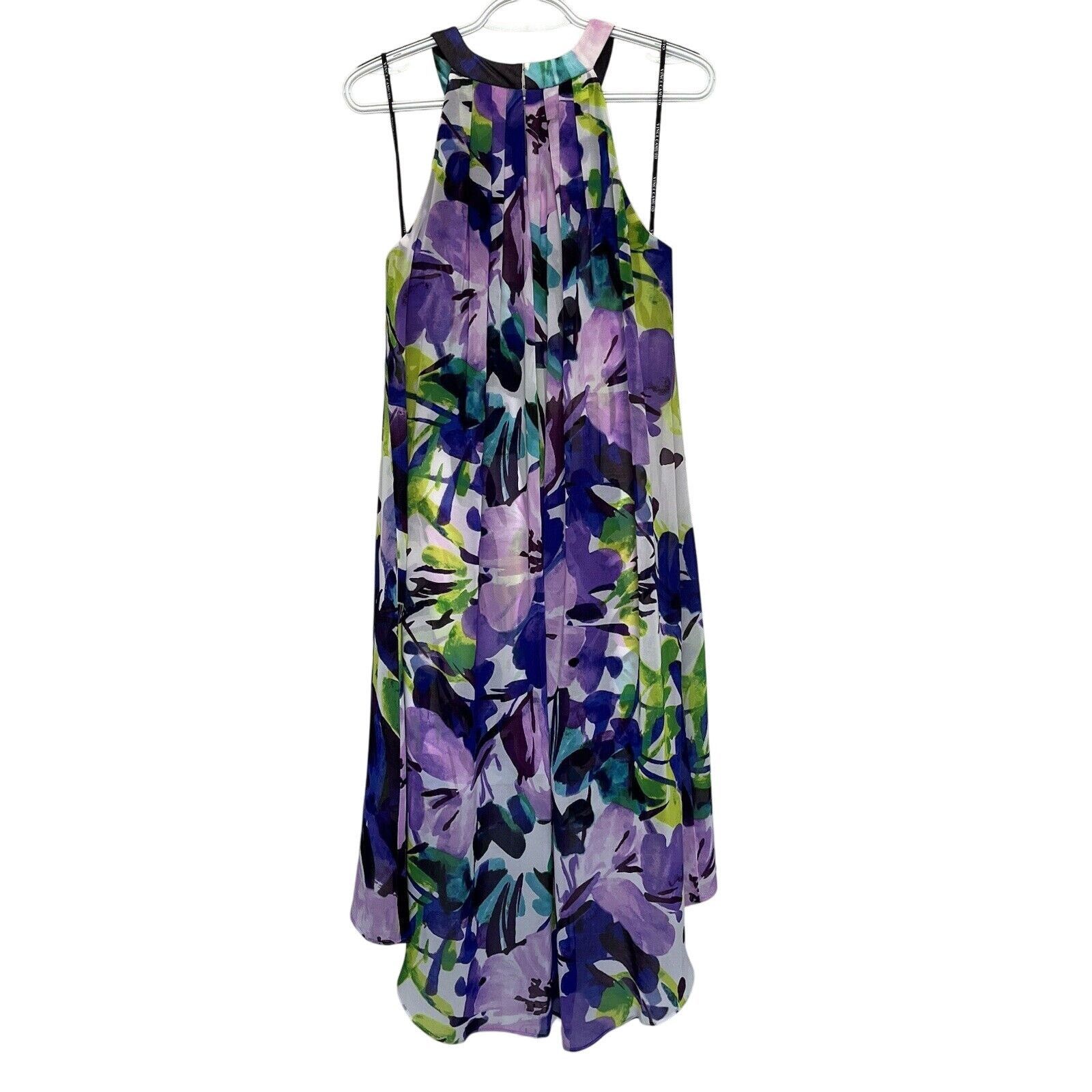 Vince Camuto Vince Camuto | Floral Chiffon Overlay Sleeveless Hi Lo Dress Size S / US 4 / IT 40 - 6 Thumbnail
