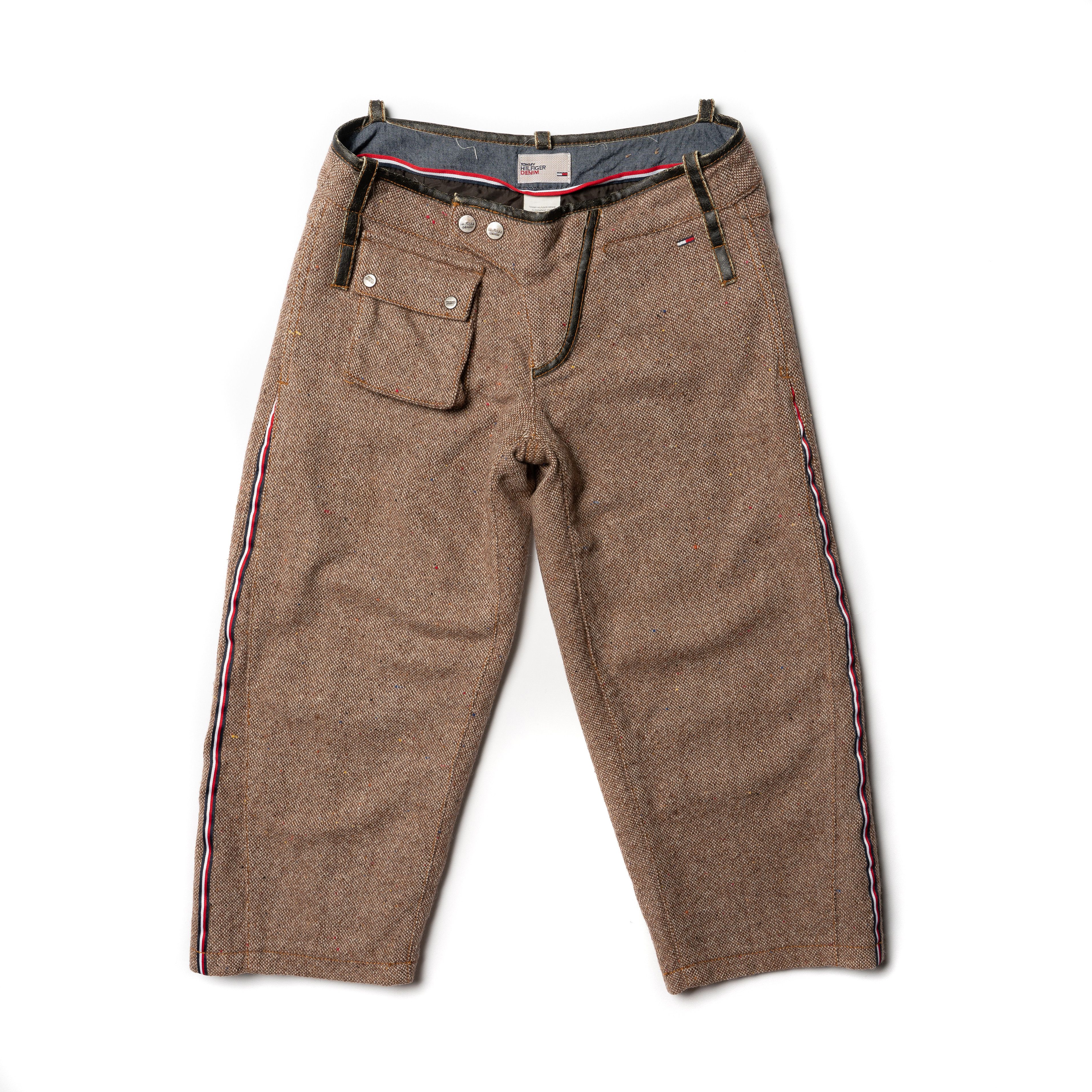 Tommy Hilfiger 🔴TOMMY HILFIGER Vintage Tweed Capri Pants Size 27" / US 4 / IT 40 - 1 Thumbnail