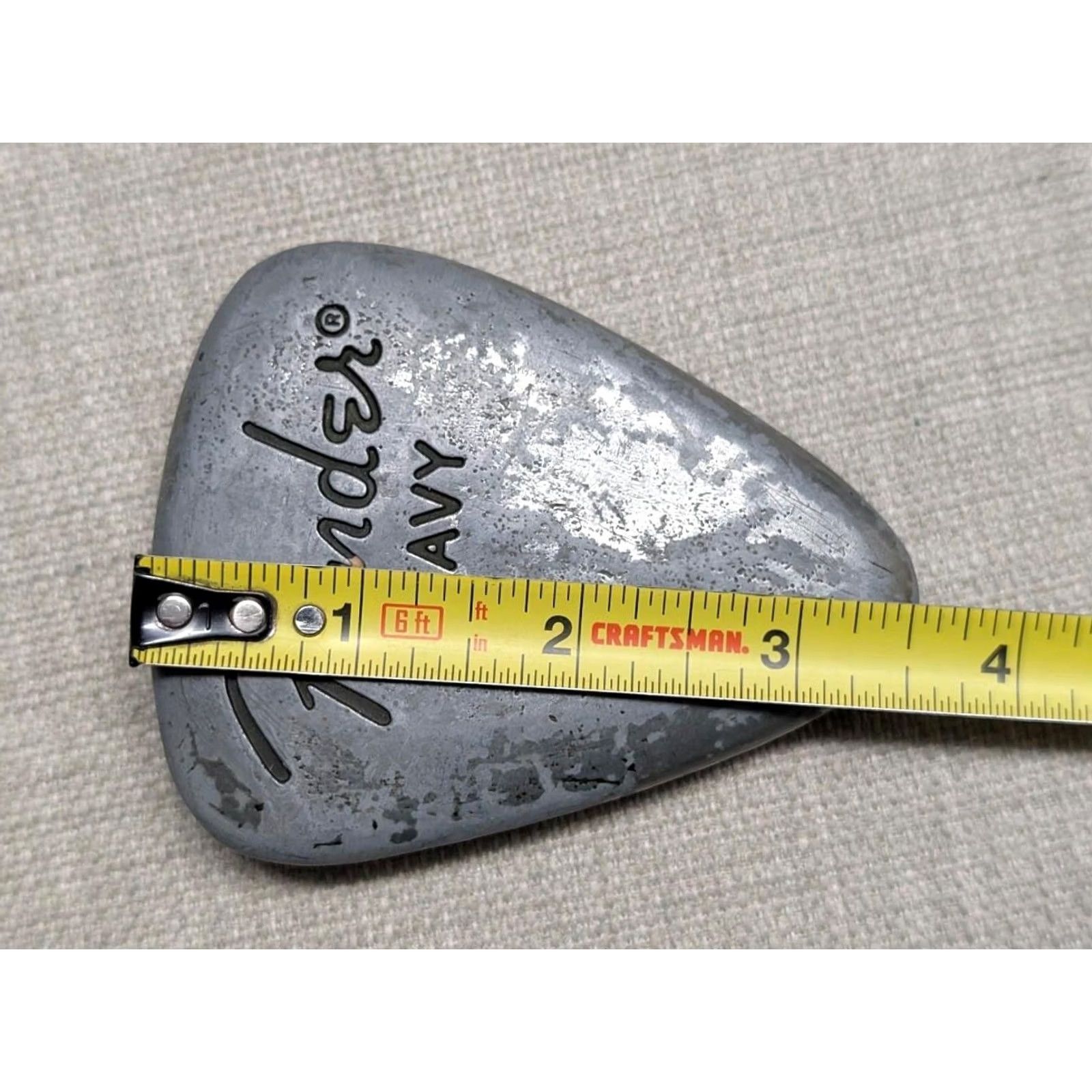 Fender VINTAGE Fender belt buckle Guitar Pick Western cowboy Heavy METALLIC Men Belt Buckle 2 in width Guitar Pick pattern Cowboy Rock Theme Mens Size ONE SIZE - 7 Thumbnail