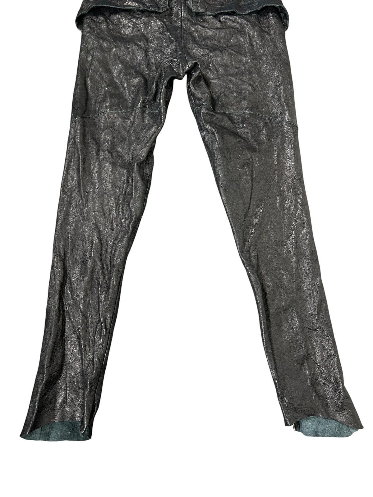 Donna Karan ⚡️Vintage Donna Karan Black Leather Skinny Size 26" / US 2 / IT 38 - 5 Thumbnail