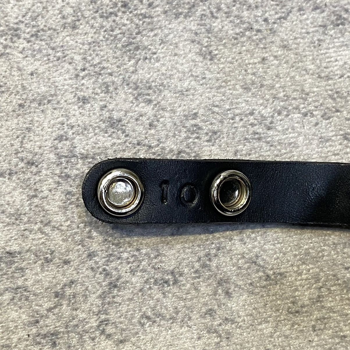 Chrome Hearts Chrome Hearts 2 Button 2 Snap Bracelet Cross black leather Size ONE SIZE - 7 Thumbnail