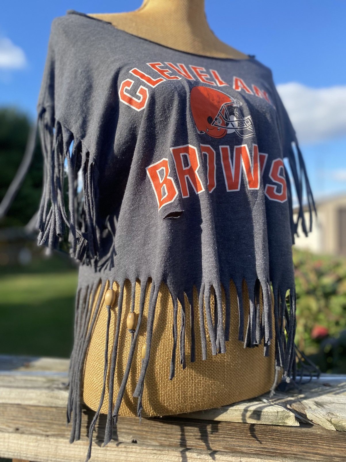 Other Handcrafted Cleveland Browns Football Distressed Tee Size XL Size XL / US 12-14 / IT 48-50 - 8 Thumbnail