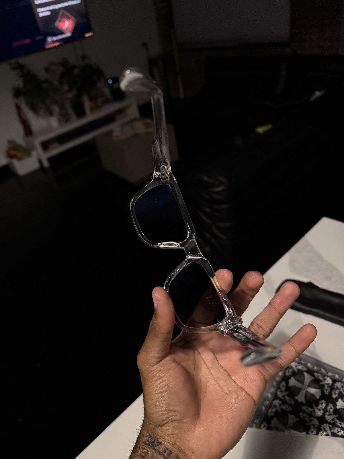 Chrome Hearts Chrome Hearts MIDIXATHRILL I Frames Size ONE SIZE - 4 Thumbnail