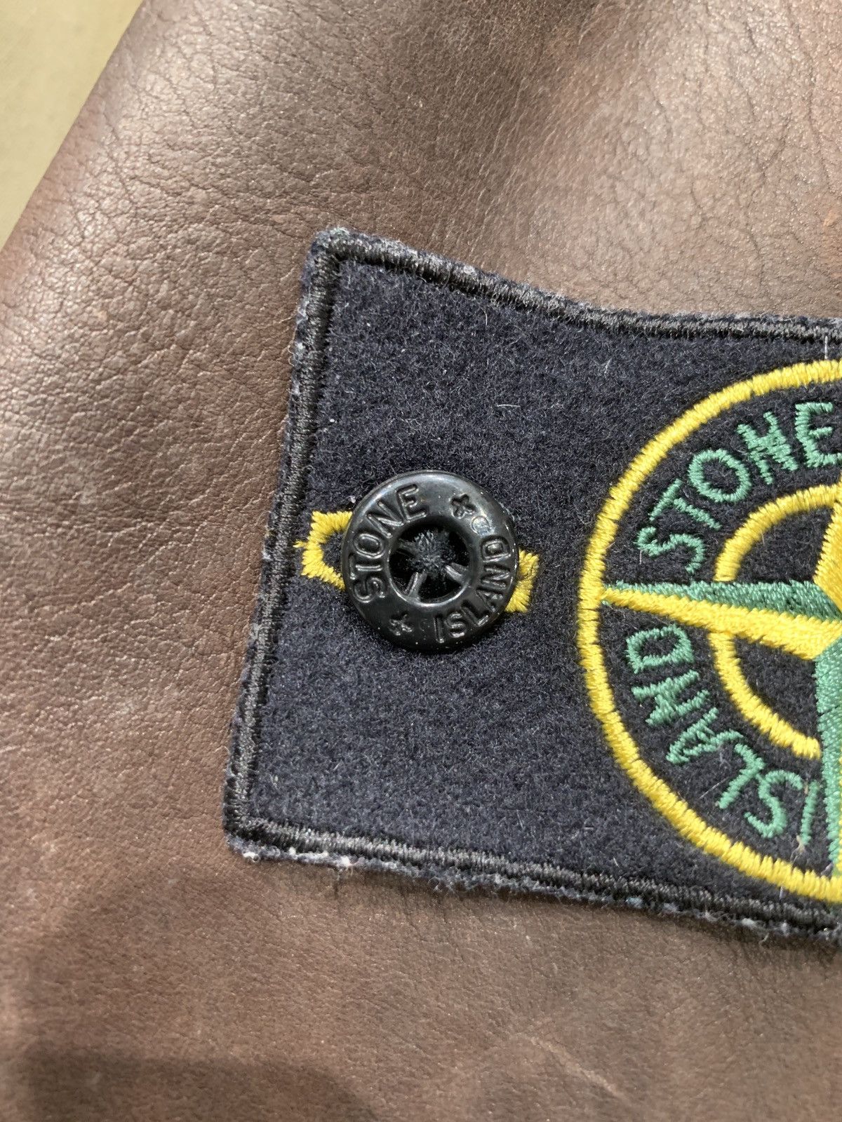 Designer × Stone Island Stone island 30th anniversary leather vest jacket Size US S / EU 44-46 / 1 - 11 Thumbnail