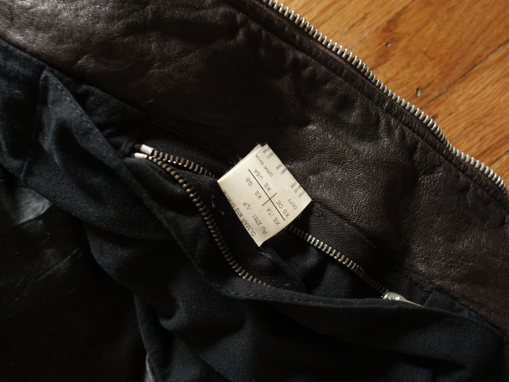 Rick Owens Olmar & Mirta Intarsia Leather Jacket Size US XS / EU 42 / 0 - 4 Thumbnail
