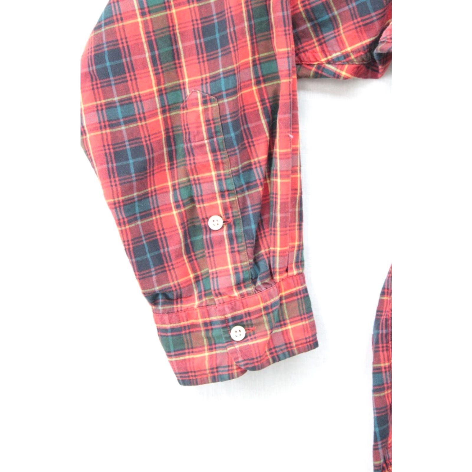 Ralph Lauren VINTAGE Ralph Lauren The Big Shirt Men's XXL Red Tartan Plaid Long Sleeve Oversized Shirt Size US XXL / EU 58 / 5 - 3 Thumbnail