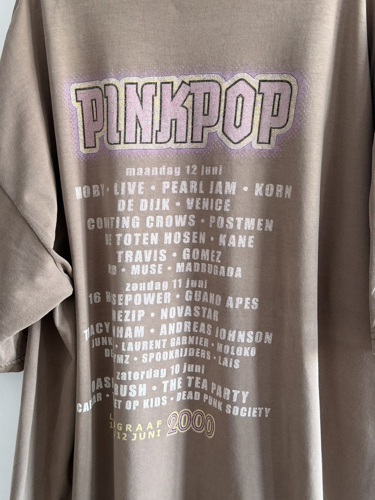 Band Tees *RARE* PINKPOP FESTIVAL ROCK POP BAND OASIS KORN 2000 Y2K Size US XL / EU 56 / 4 - 4 Thumbnail