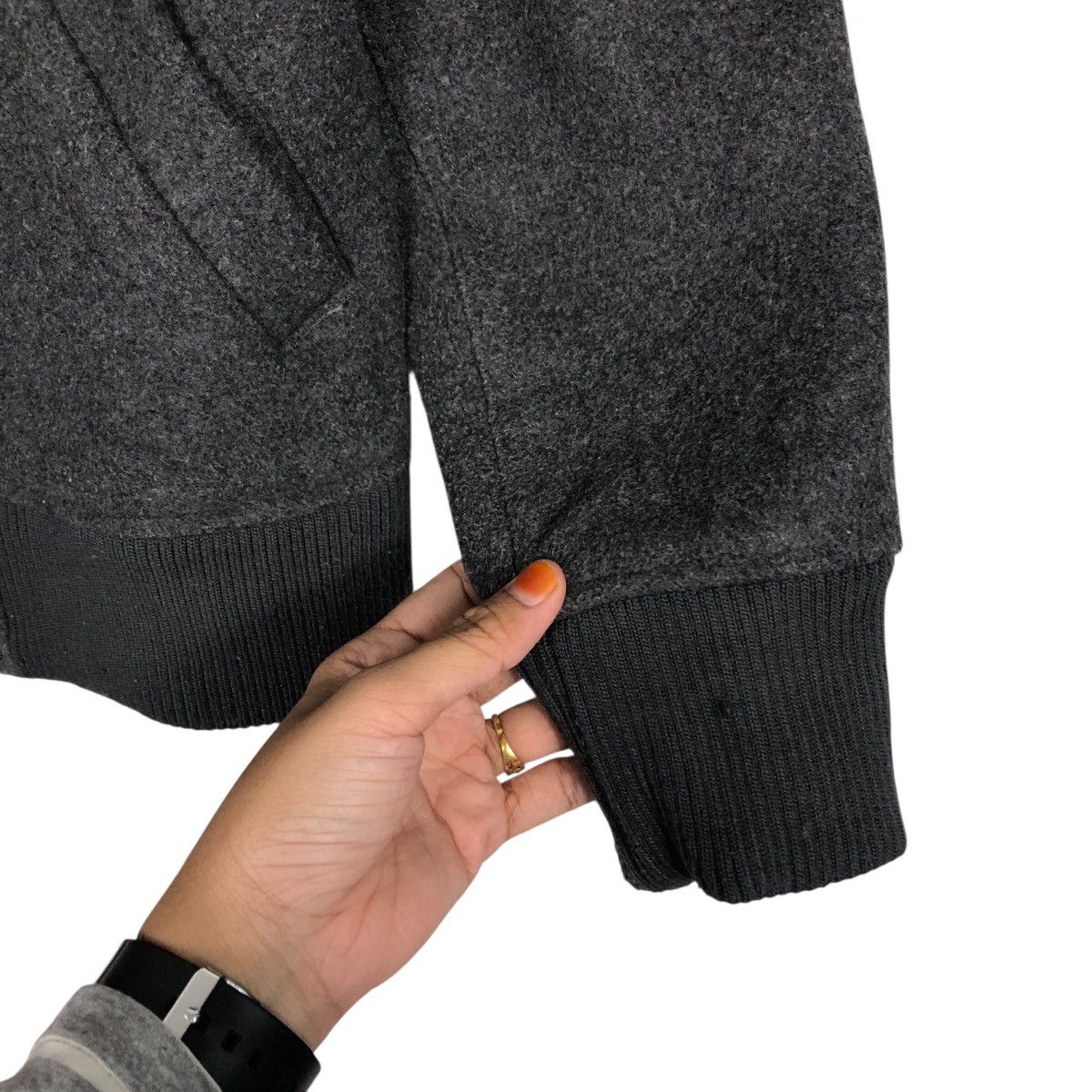 Japanese Brand 📌Vintage Wool Bomber Jacket Urban Research Issey Miyake Size US M / EU 48-50 / 2 - 16 Thumbnail