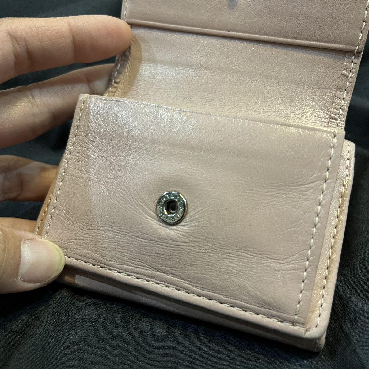 Vivienne Westwood Vivienne Westwood Mini Wallet leather Pink beige Orb logo Size ONE SIZE - 8 Thumbnail
