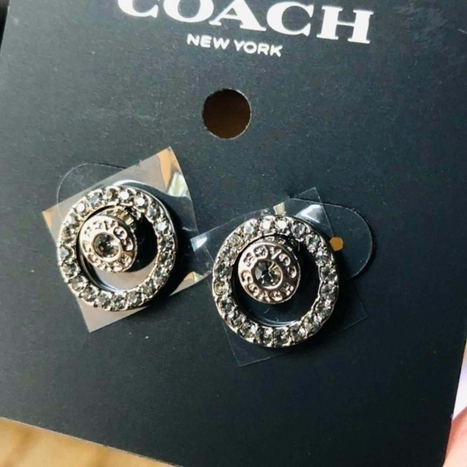 Coach Coach Silver Halo Earrings NWT Size ONE SIZE - 2 Thumbnail