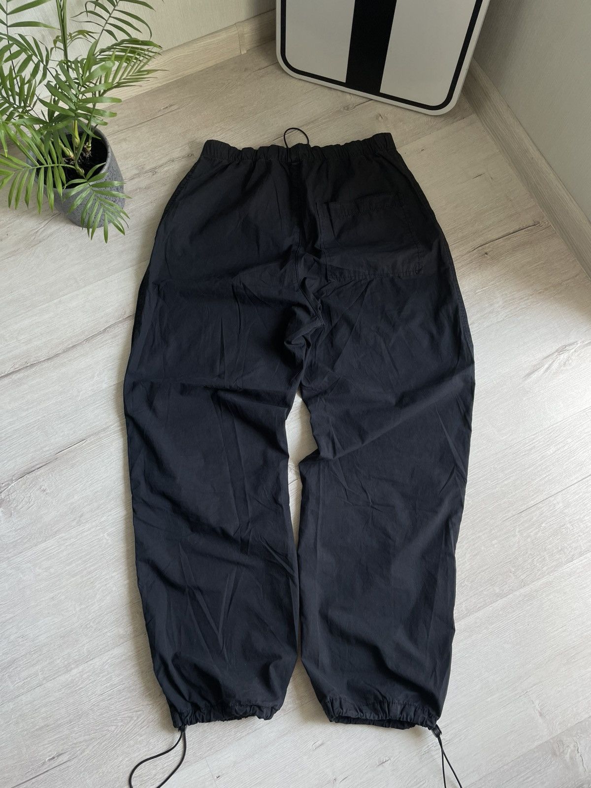 Japanese Brand Vntg Wide Baggy Parachute Pants Maharishi Style Y2K Grunge Size US 30 / EU 46 - 8 Thumbnail