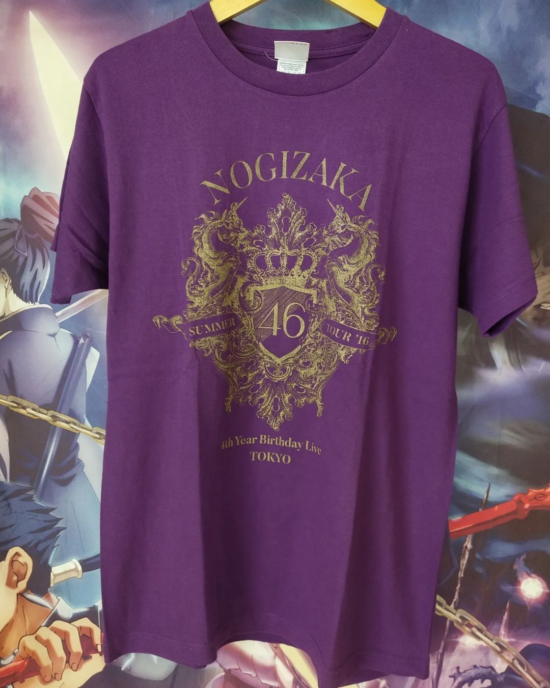 Band Tees × Japanese Brand Nogizaka46 Summer Tour 16 Purple Idol Group Tees Size US M / EU 48-50 / 2 - 1 Thumbnail