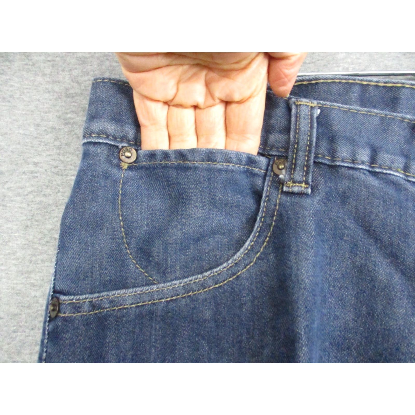 Denime VINTAGE Paper Denim & Cloth Jeans 36x32 Men's Blue Straight Comfort Fit Size US 36 / EU 52 - 3 Thumbnail