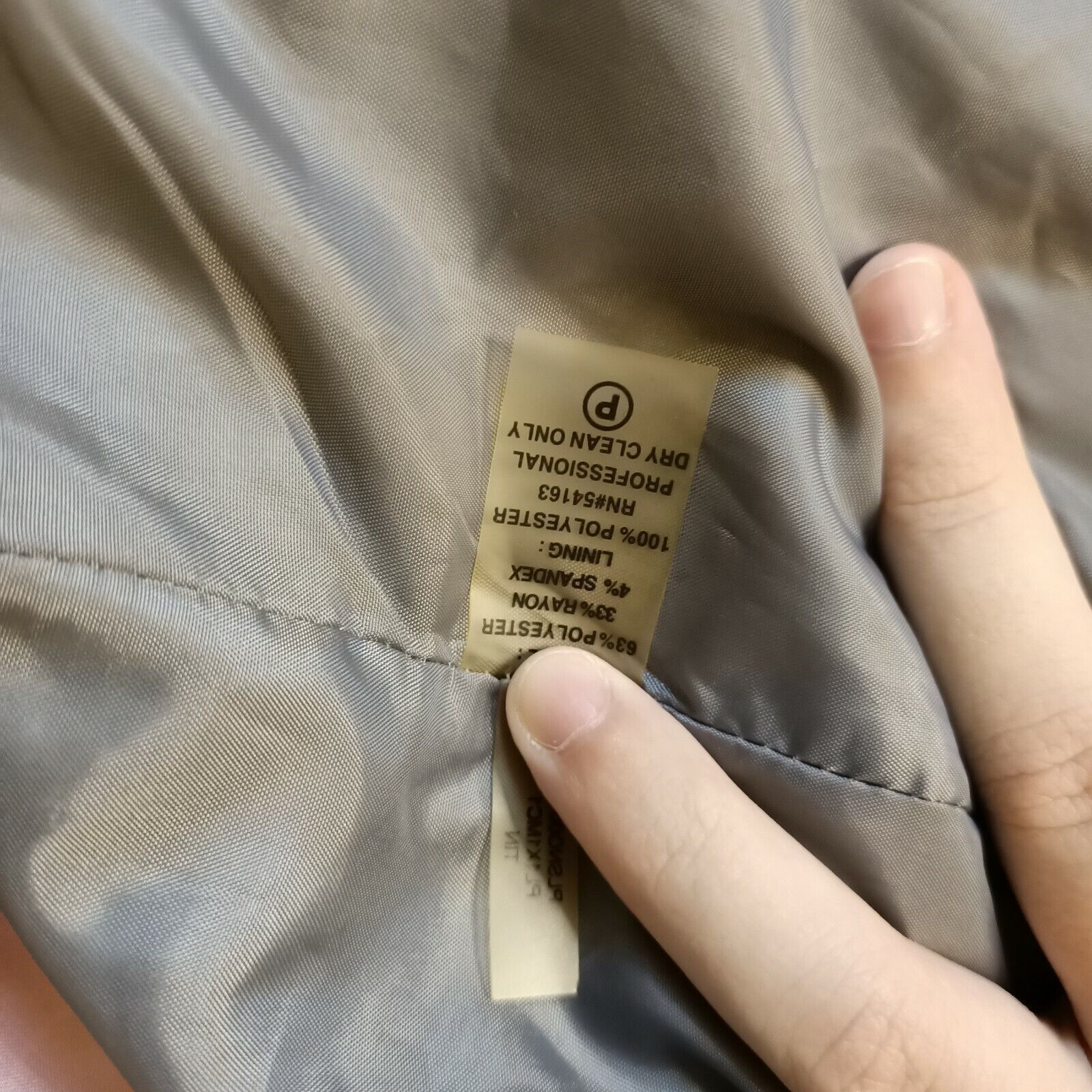 Designer × Marcs Marc New York Dress Grey Button Up Short Sleeve Size L / US 10 / IT 46 - 12 Thumbnail
