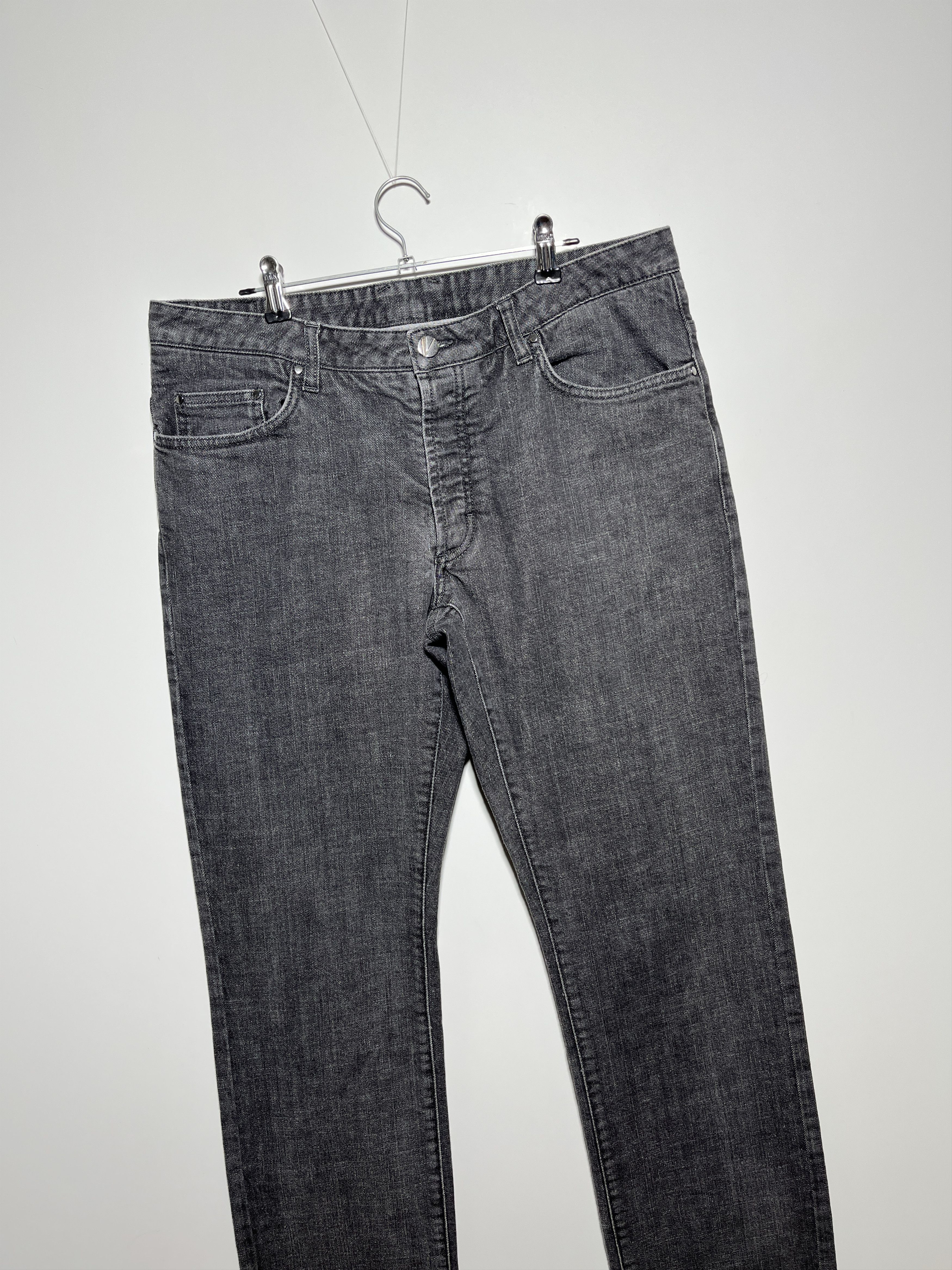 Versace Versace Collection Gray Washed Jeans Pants Size 35 Size US 35 - 3 Thumbnail