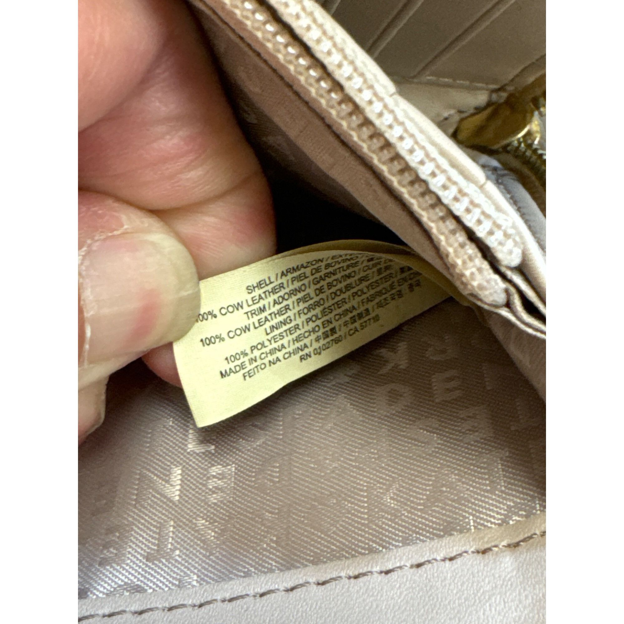 Kate Spade Kate Spade New York Womens Tan Leather Wallet With Zip Closu Size ONE SIZE - 10 Thumbnail