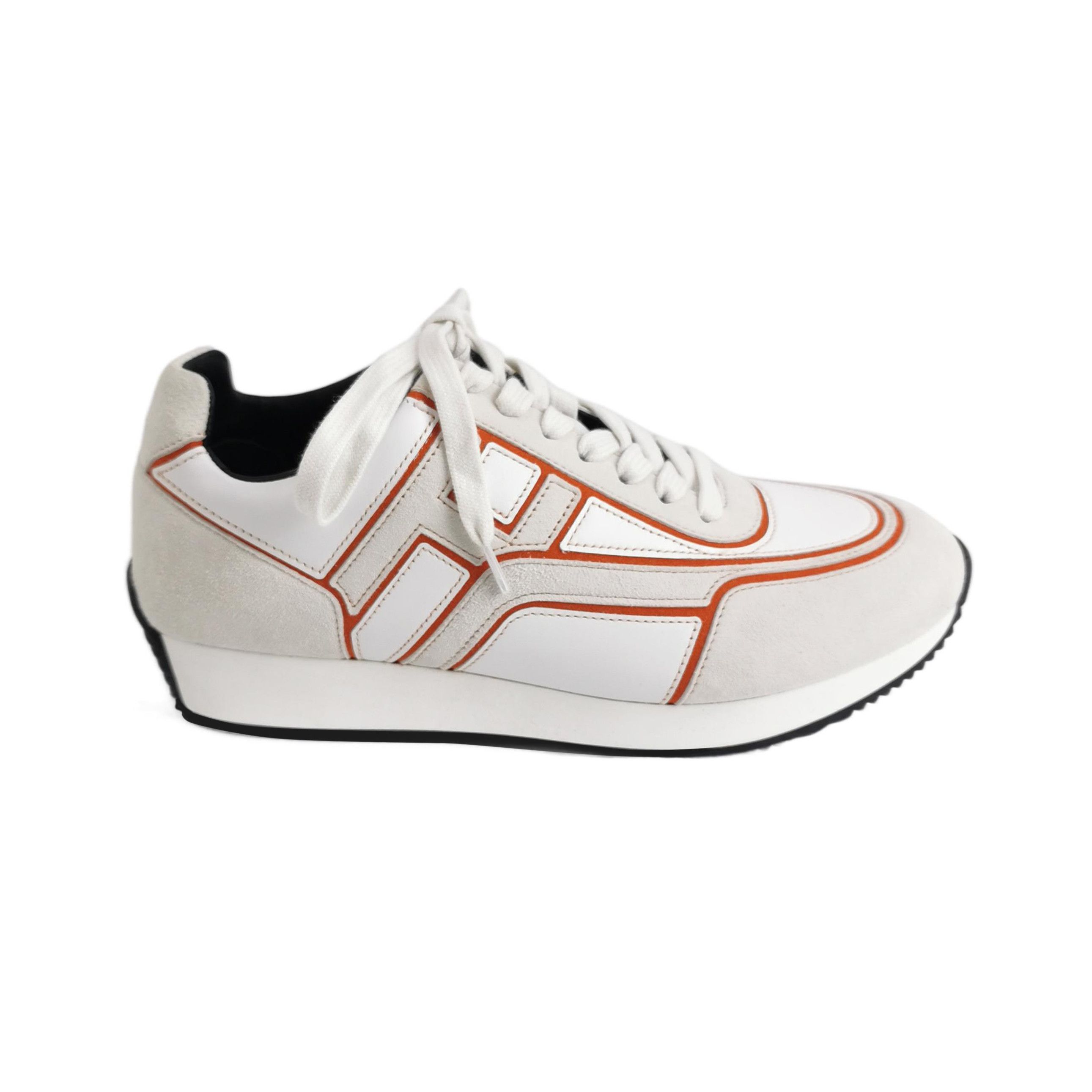 Hermes Hermes Women 7-5 Lowtop Sneakers Size US 7.5 / IT 37.5 - 1 Thumbnail