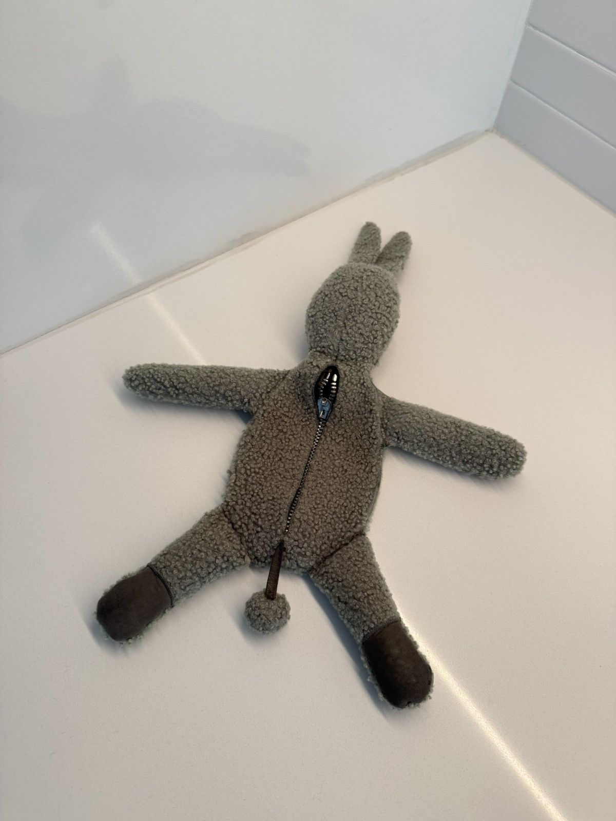 Rick Owens s/s 2020 shearling dark dust hun bunny bag!! Size ONE SIZE - 4 Thumbnail