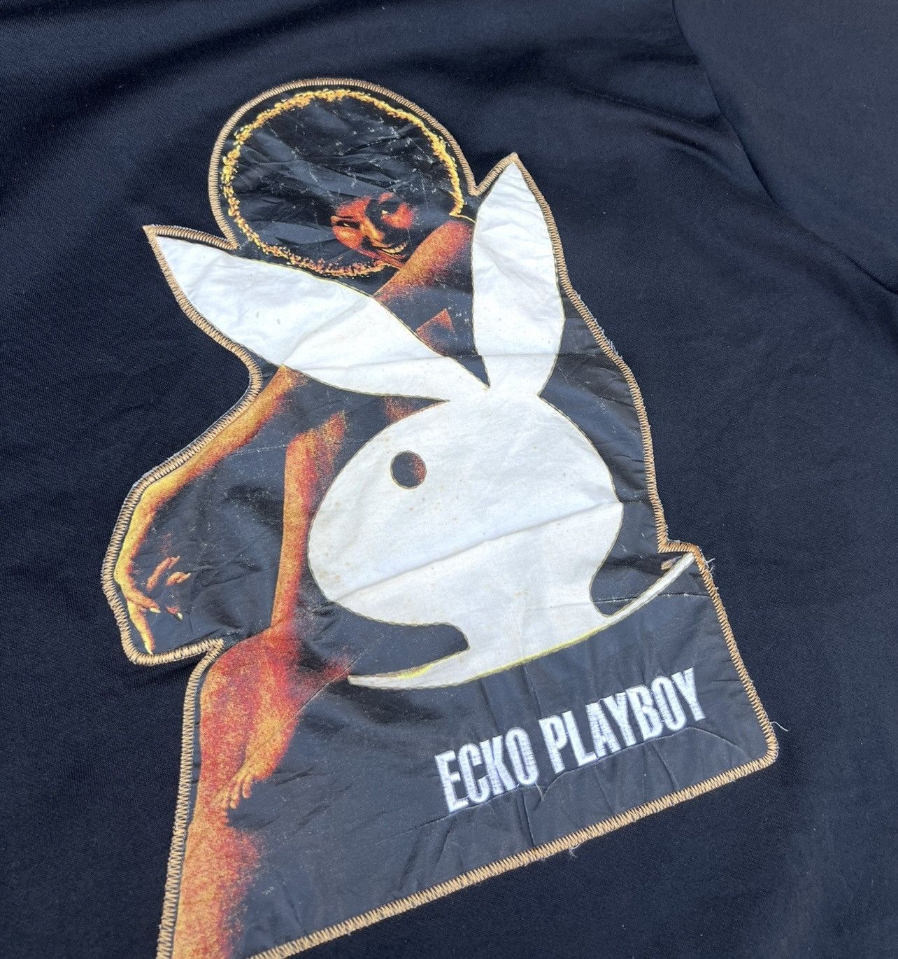 Ecko Unltd. SUPER RARE!! 90s Ecko X Playboy Big Logo Hoodie Size XXL Size US XXL / EU 58 / 5 - 4 Thumbnail
