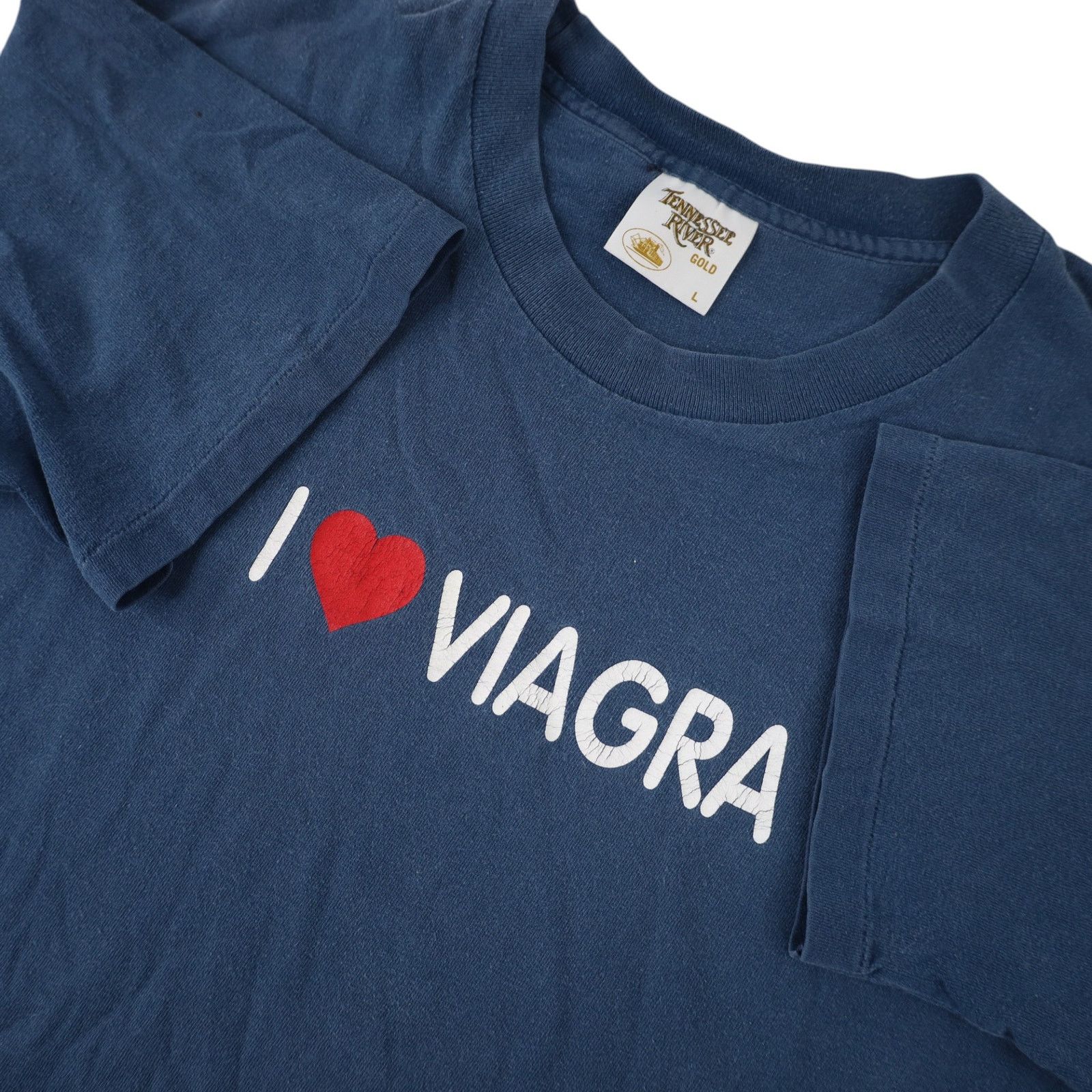 Vintage Vintage I Love Viagra Graphic T Shirt Size US L / EU 52-54 / 3 - 4 Thumbnail