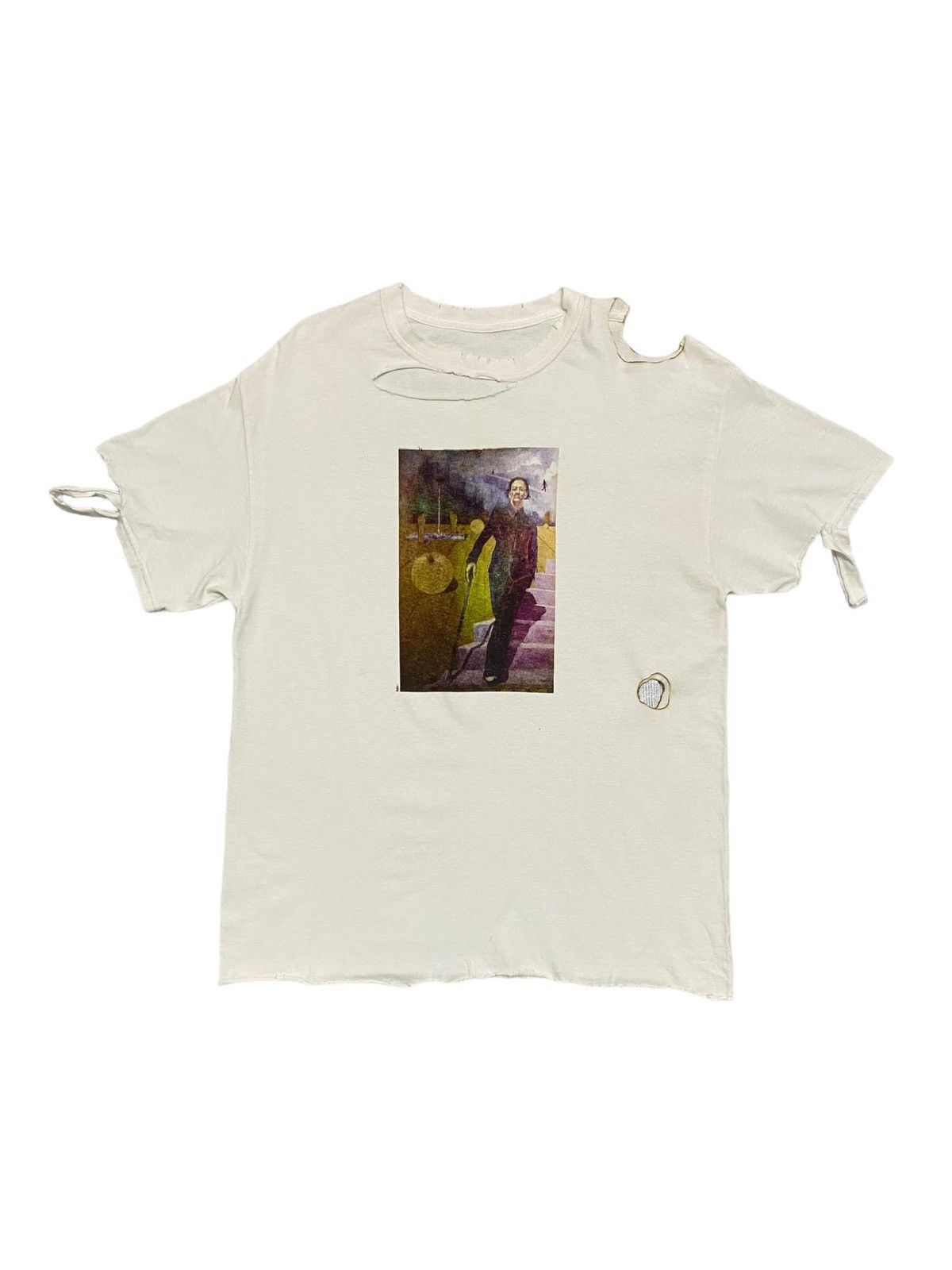 If Six Was Nine Crazy Thrash Tee Shirt Distressed Photoprint Potrait Size US M / EU 48-50 / 2 - 2 Thumbnail