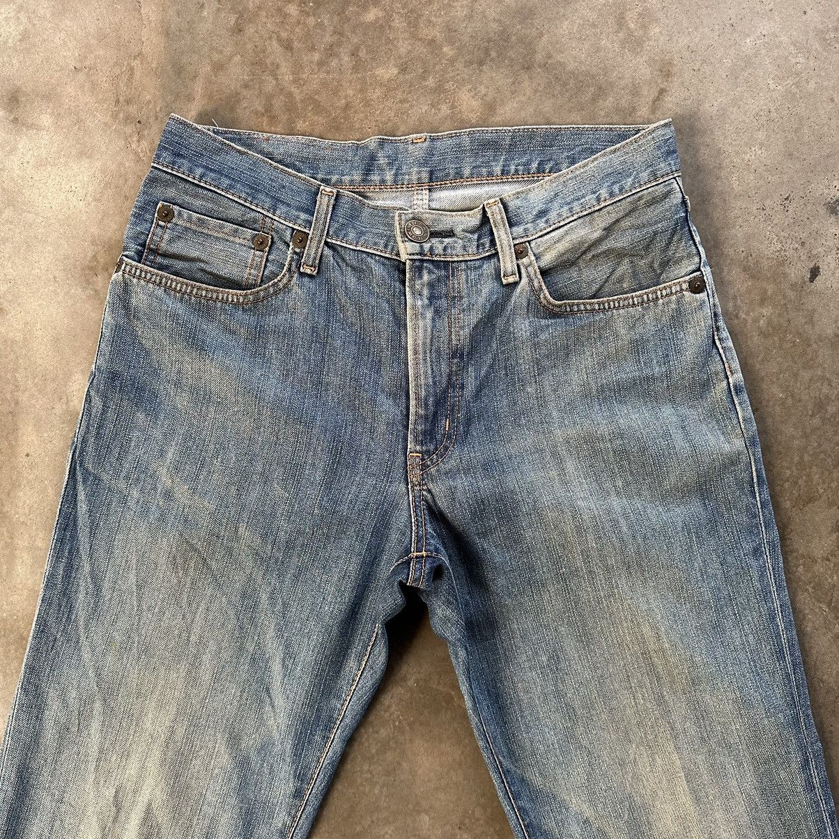 Japanese Brand Vintage Edwin Distressed Jean Rusty Faded Denim Pant W31 Size US 31 - 3 Thumbnail
