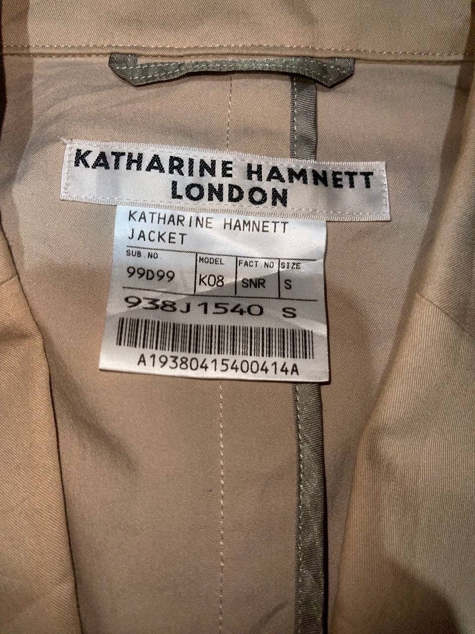 Katharine Hamnett London KATHARINE HAMNETT LONDON SUIT JACKET Size US S / EU 44-46 / 1 - 3 Thumbnail