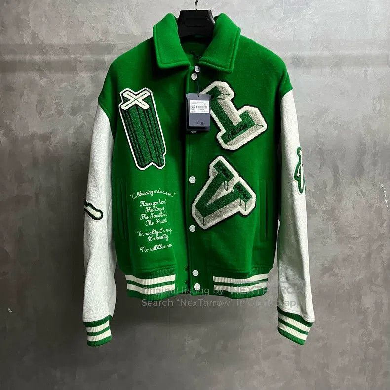 Louis Vuitton Louis Vuitton Green monogrammed, loose-fitting, long-sleev Size US L / EU 52-54 / 3 - 1 Thumbnail