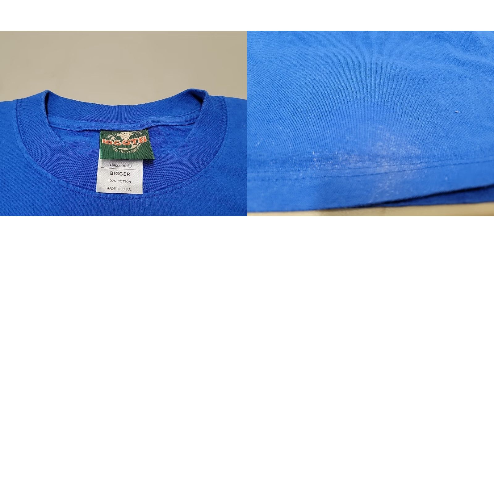 Vintage VINTAGE Gumby Sport Logotel Polo Sport Parody Graphic T-Shirt Mens Large Blue 1990s Hip Hop Logotel Mens L Size US L / EU 52-54 / 3 - 8 Thumbnail