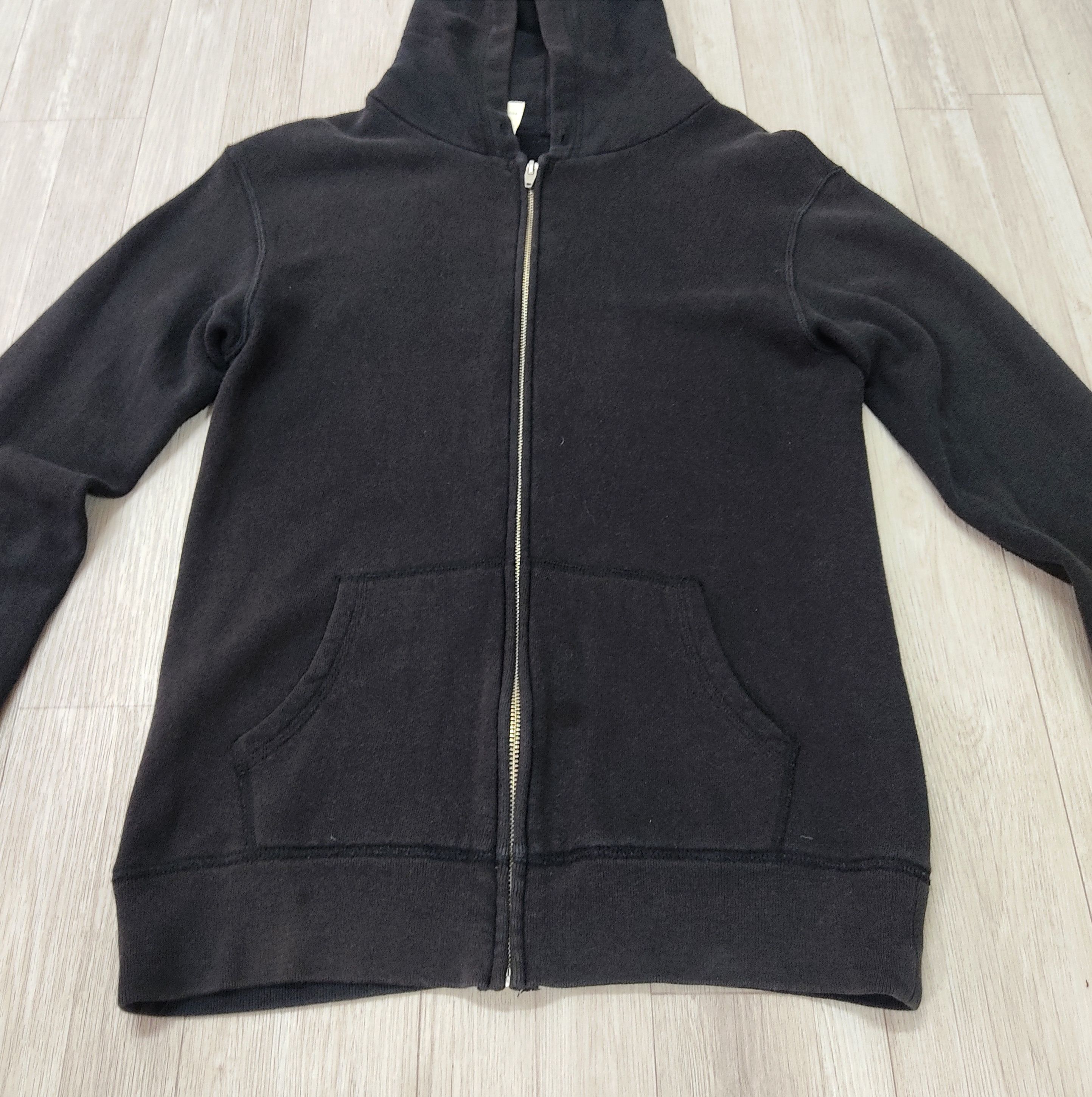 N.Hoolywood N. HOOLYWOOD Plain Black Zipper Hoodie Sweatshirt Size US S / EU 44-46 / 1 - 3 Thumbnail