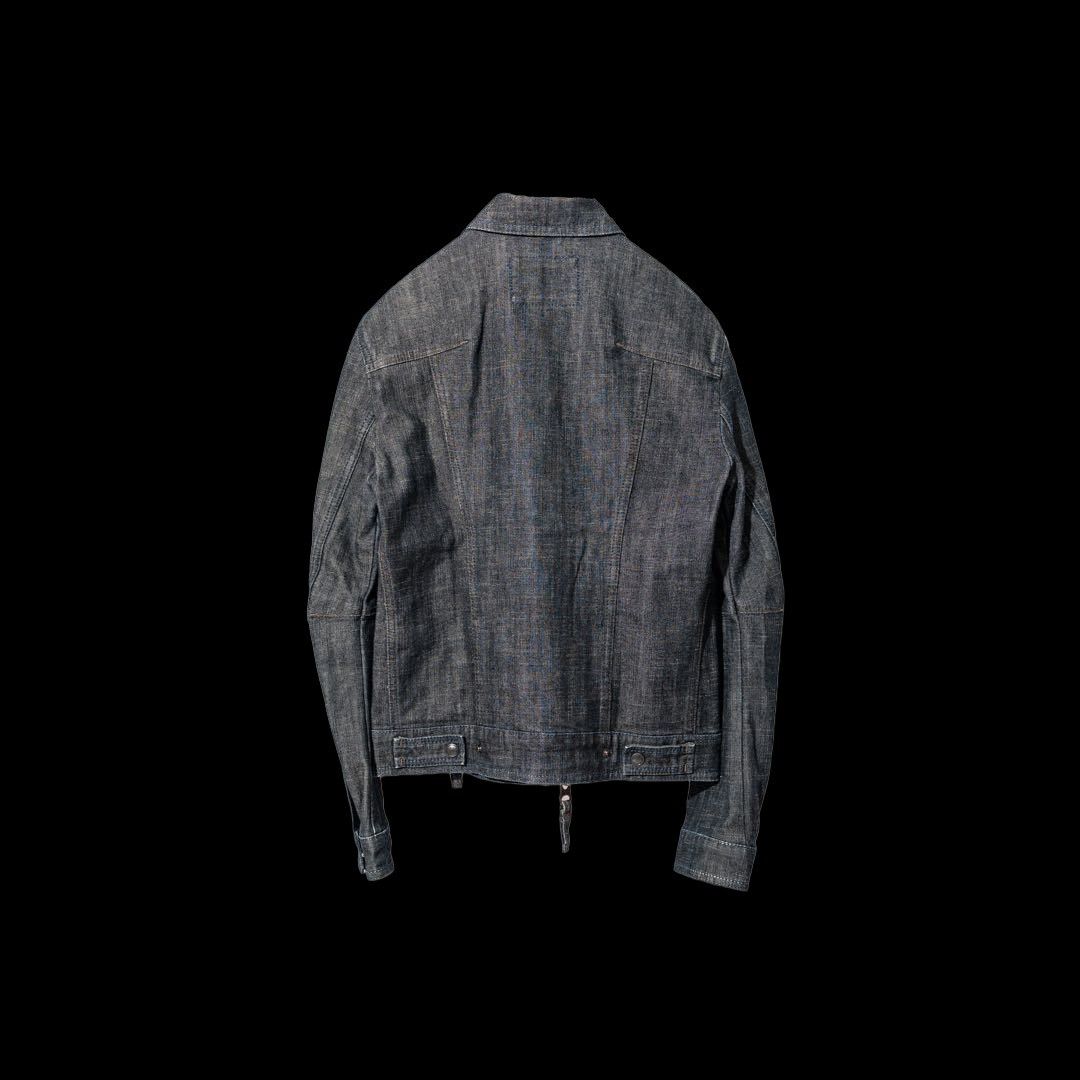 Marithe + Francois Girbaud Marithè + François Girbaud (2000s) Navy Denim Jacket Size US M / EU 48-50 / 2 - 3 Thumbnail