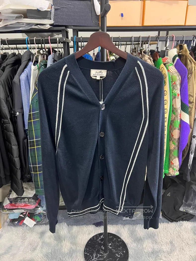 Hermes Hermes Cardigan Size S / US 4 / IT 40 - 1 Thumbnail