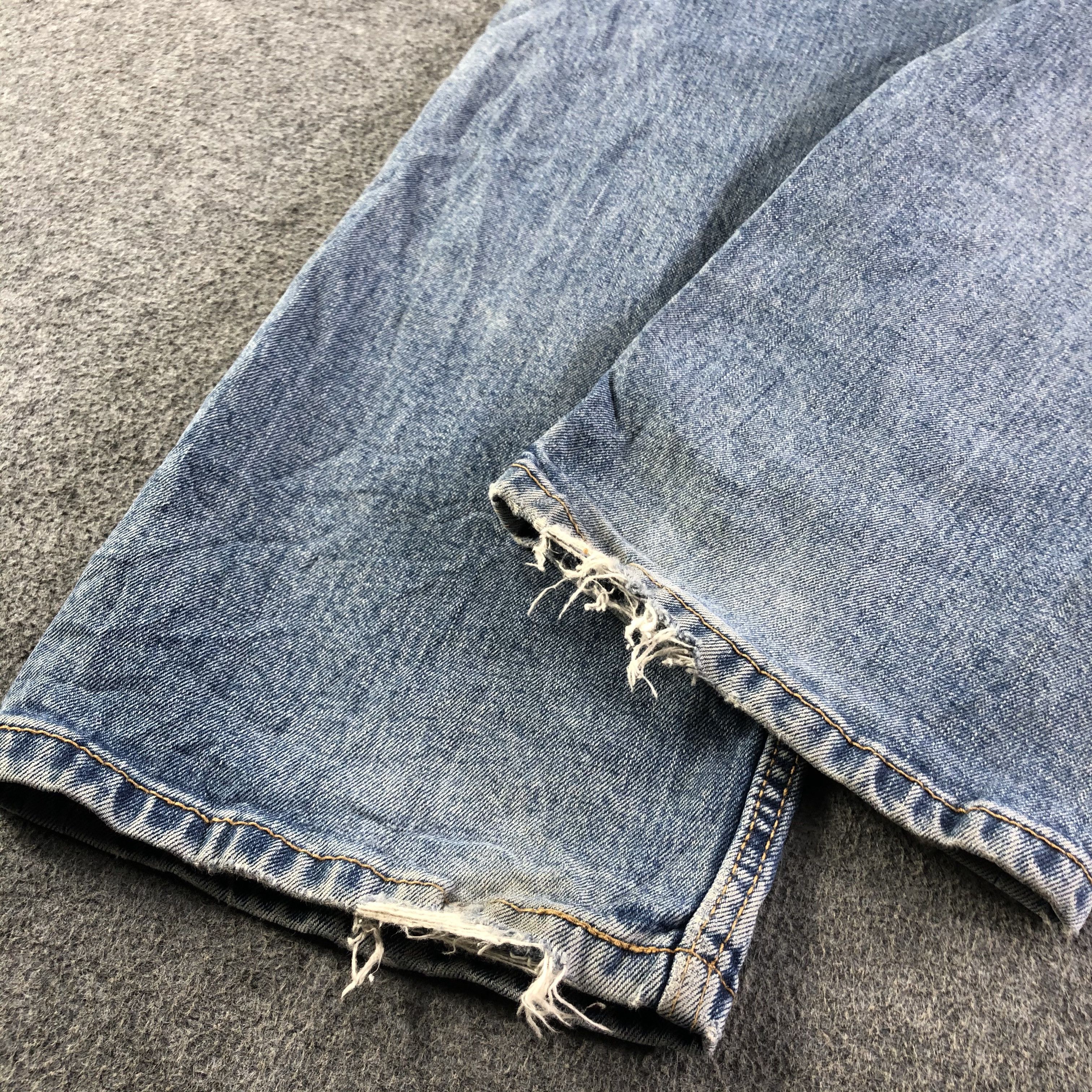 Levi's Vintage Blue Wash Levis 505 Jeans-J4216 Size US 36 / EU 52 - 6 Thumbnail