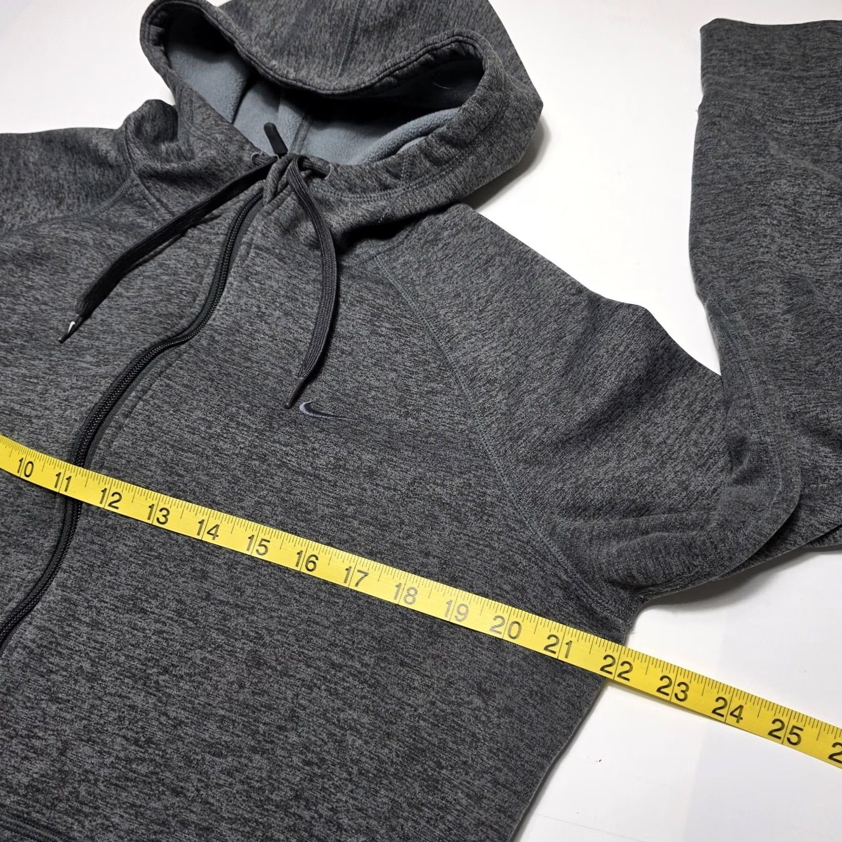 Nike Nike Sportswear Therma-Fit Zip Up Hoodie Jacket Women's Large Gray 548805-060 Size L / US 10 / IT 46 - 6 Thumbnail