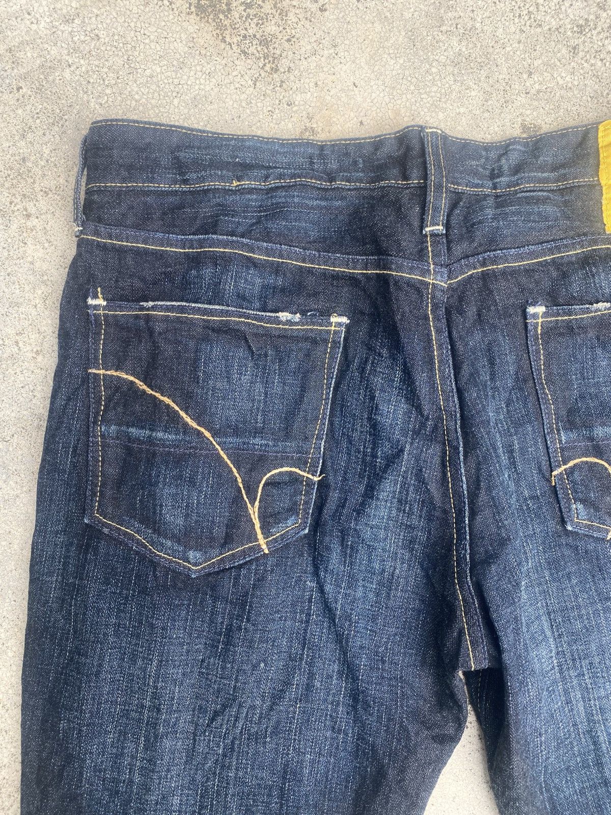 Japanese Brand × Vintage Flare Jeans Back Number Honeycomp Size US 36 / EU 52 - 17 Thumbnail