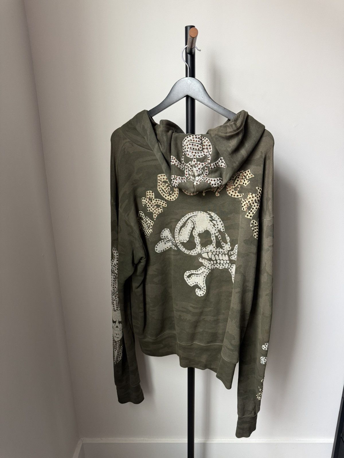The Great China Wall Swarovski Skull Hoodie 1999 Size US L / EU 52-54 / 3 - 4 Thumbnail
