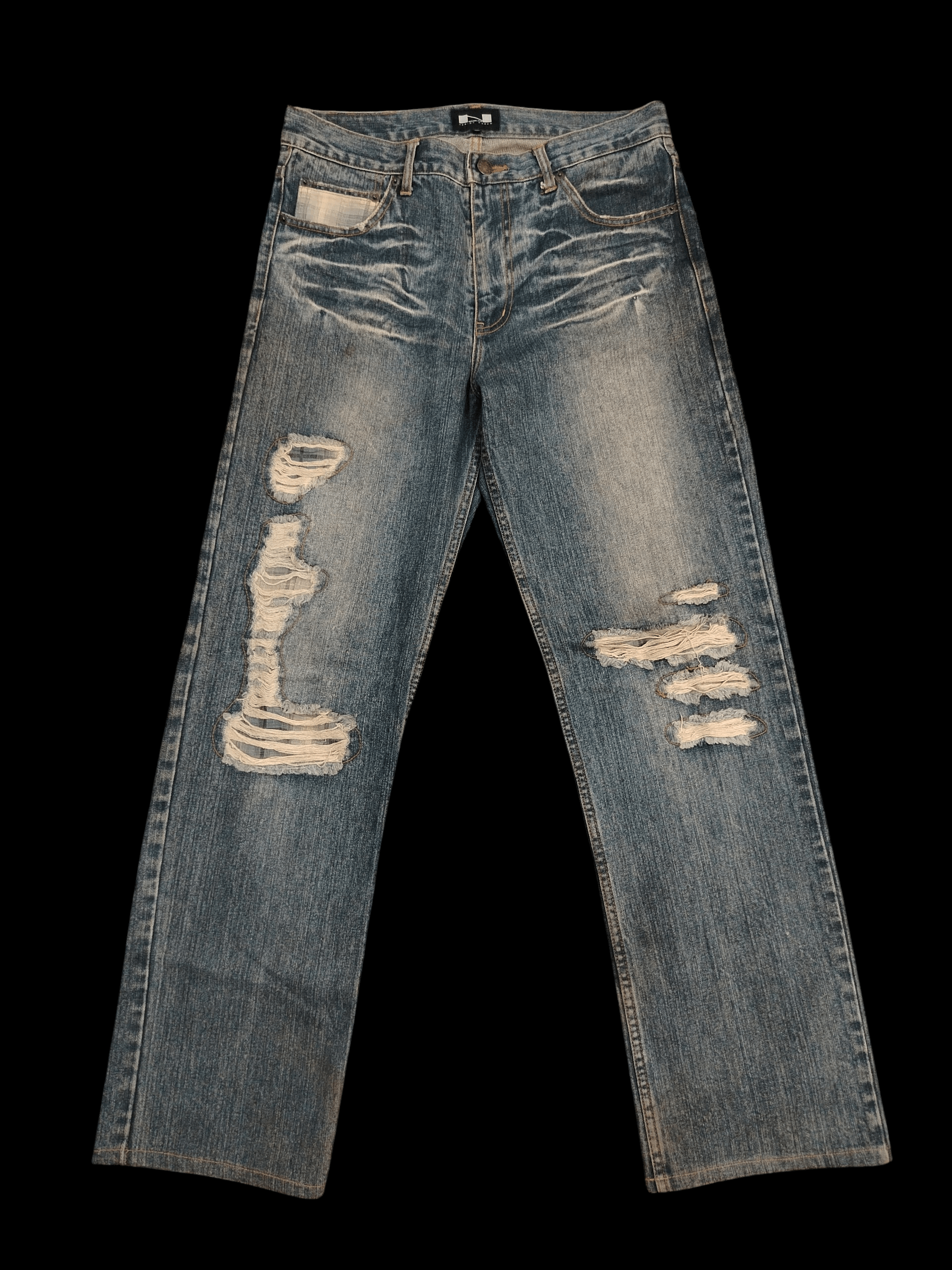 Grailed Nylaus Crew Distressed Denim Size US 34 / EU 50 - 1 Thumbnail
