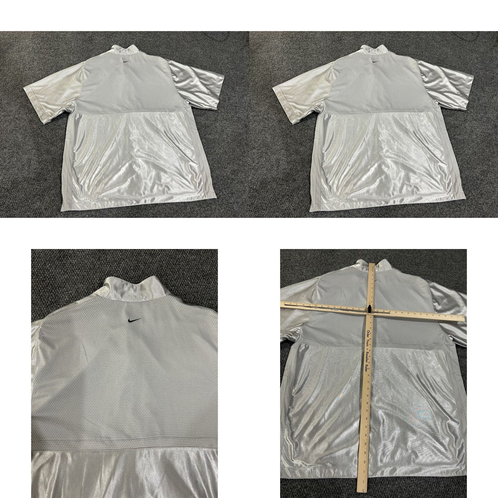Nike Nike Dri-Fit Jacket Mens 2XL Gray Lightweight Hooded Zip Pockets Vintage-style Running Gym Training Seasonal Winter Fall Spring Athletic Coat Size US XXL / EU 58 / 5 - 8 Thumbnail