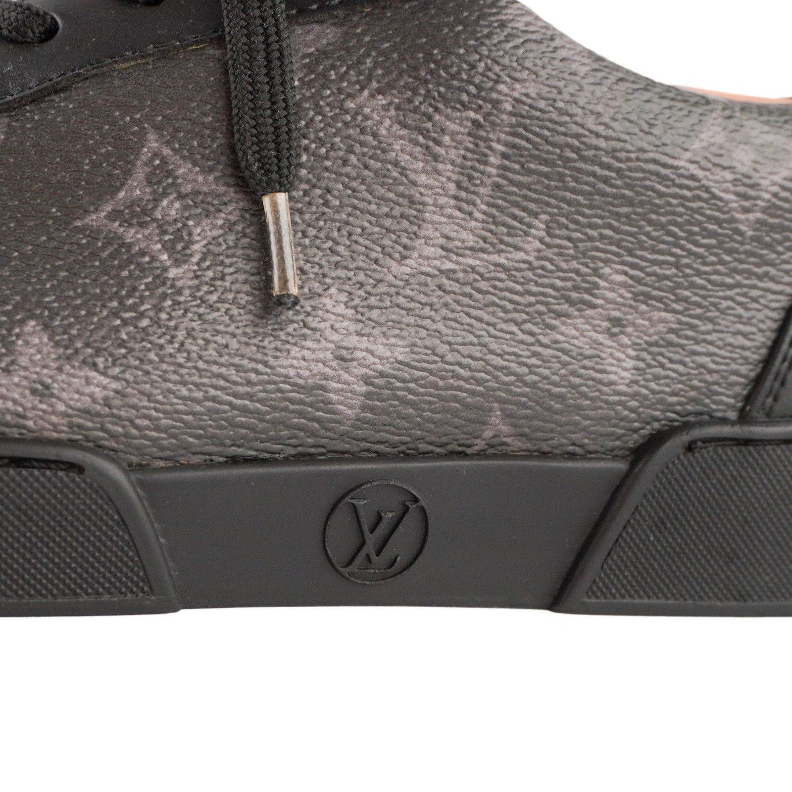 Louis Vuitton Louis Vuitton Eclipse Monogram LV Logo Match Up Sneakers Size US 11 / EU 44 - 7 Thumbnail