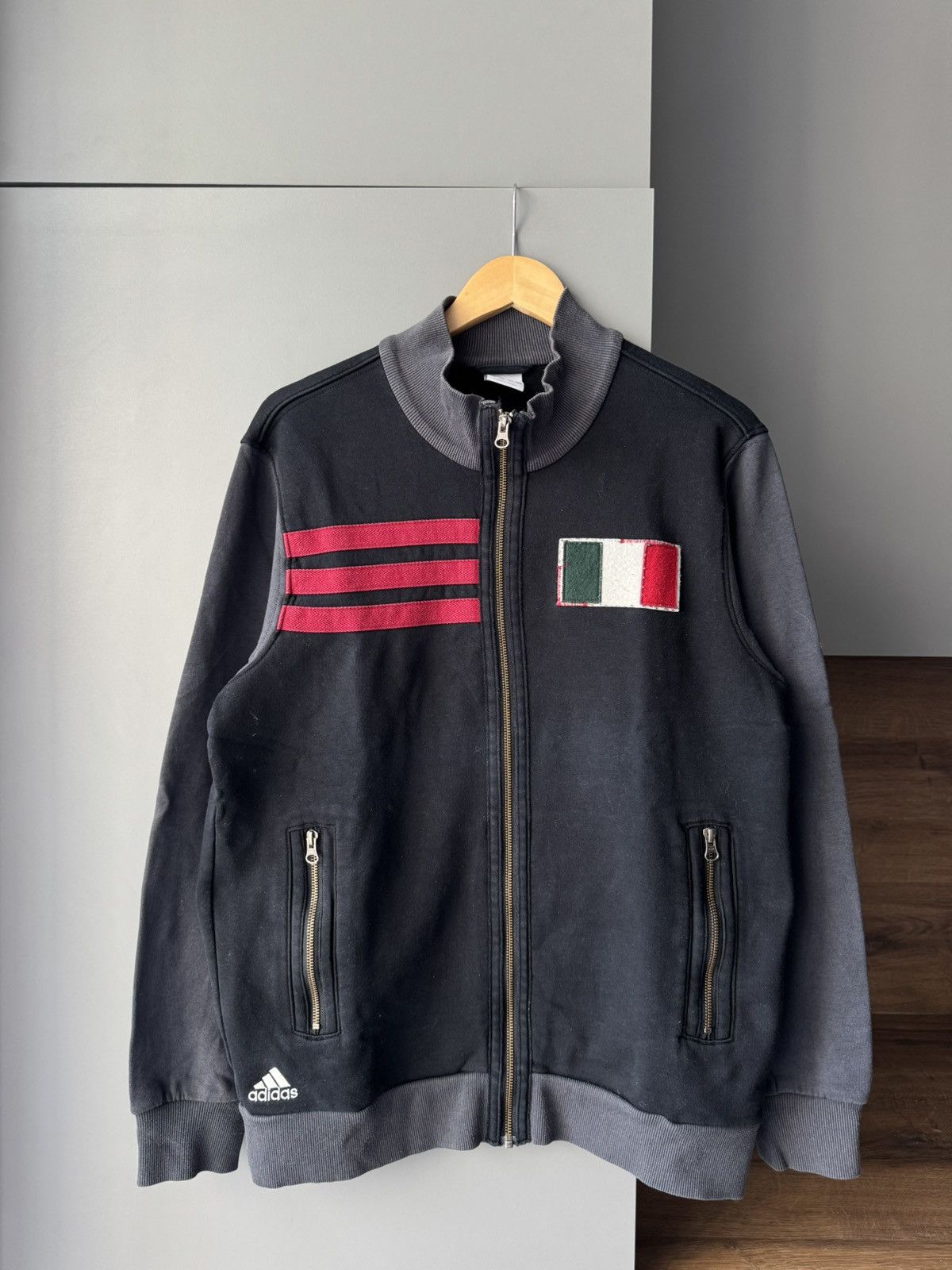 Adidas Vintage Adidas Milan Y2K Track Soccer Zip Sweatshirt Jacket Size US M / EU 48-50 / 2 - 1 Thumbnail