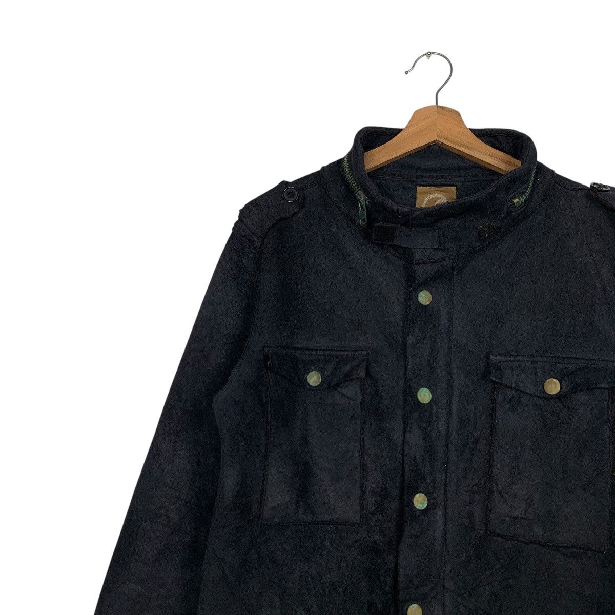 Japanese Brand Vintage 90's OCTOPUS ARMY Dark Field Jacket #2773-C125 Size US M / EU 48-50 / 2 - 3 Thumbnail
