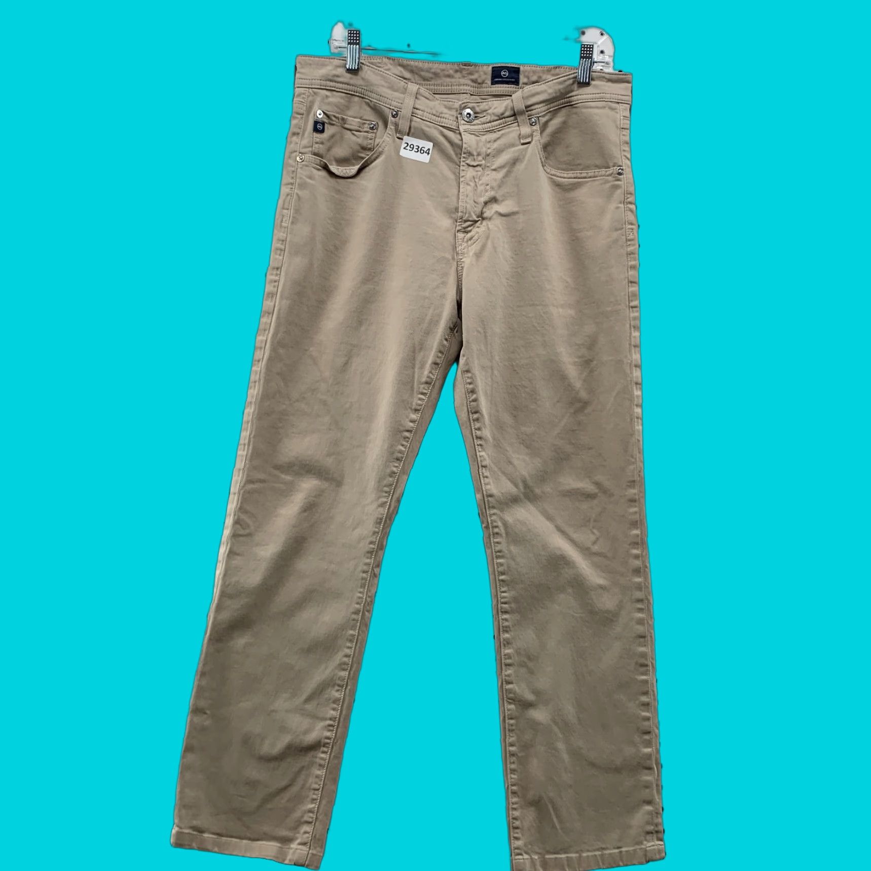 Vintage VINTAGE AG Adriano Goldschmied Chino Pants Beige Tan Size 34 35X28 Unisex Adults Pants Beige Tan 34 35X28 Regular Inseam 28 M L Mens Womens Girls Boys Size US 34 / EU 50 - 1 Thumbnail