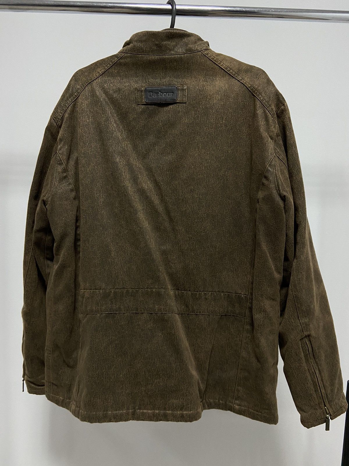 Barbour × Vintage Barbour Jacket small Logo Vintage Avant Garde waxed Size US M / EU 48-50 / 2 - 2 Thumbnail