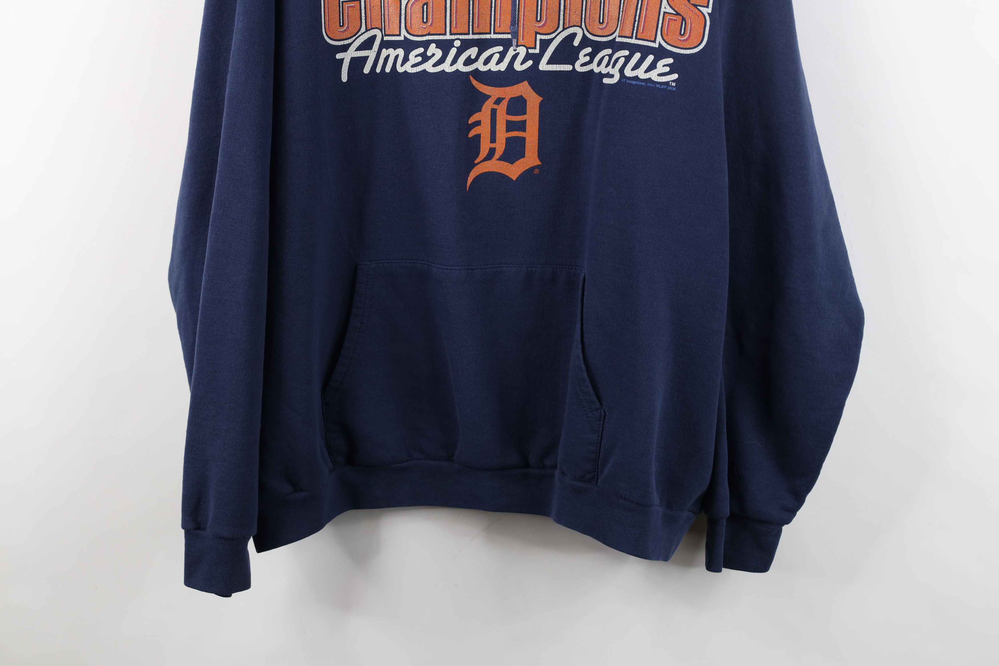 Vintage Vintage World Series Detroit Tigers Baseball Hoodie Blue Size US XL / EU 56 / 4 - 3 Thumbnail