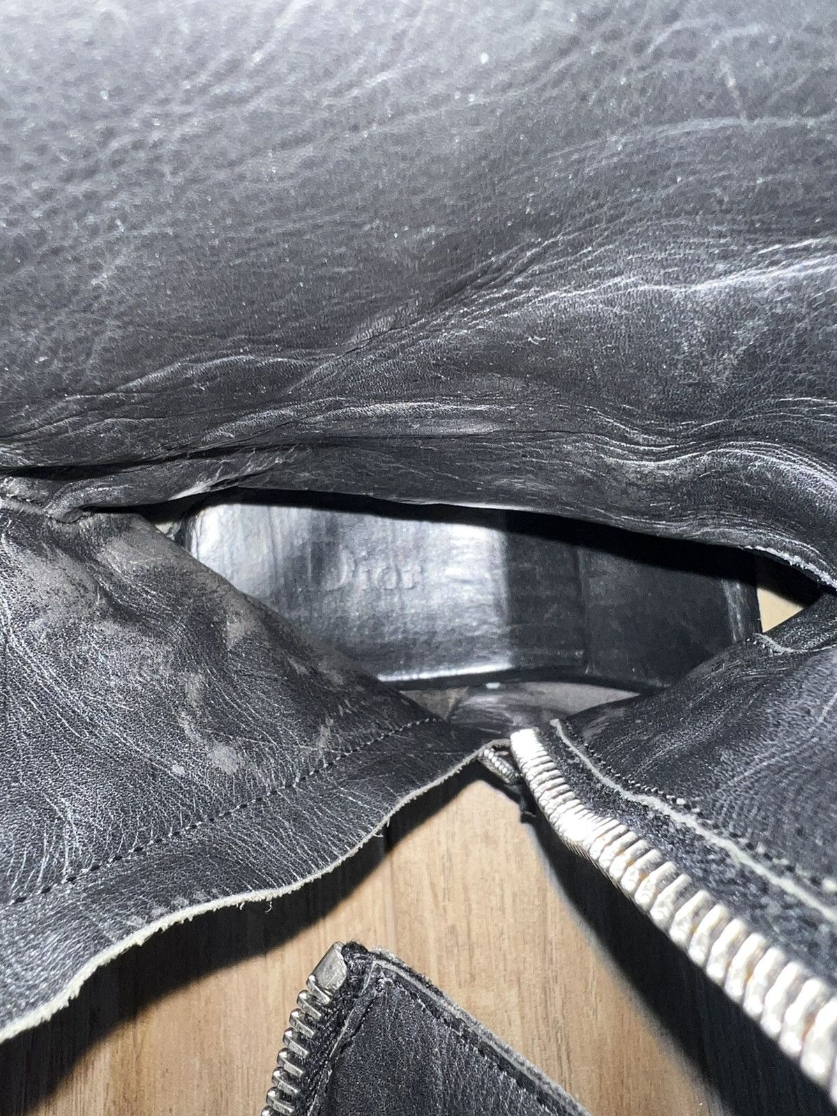 Dior × Hedi Slimane Dior VOTC Moto Boots Size US 9.5 / EU 42-43 - 8 Thumbnail