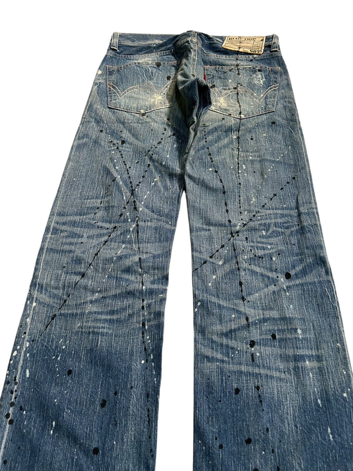 Japanese Brand × Kapital × Vintage Edwin Distressed Blue Trip 503 Grunge Punk Rock Style Denim Size US 32 / EU 48 - 10 Thumbnail