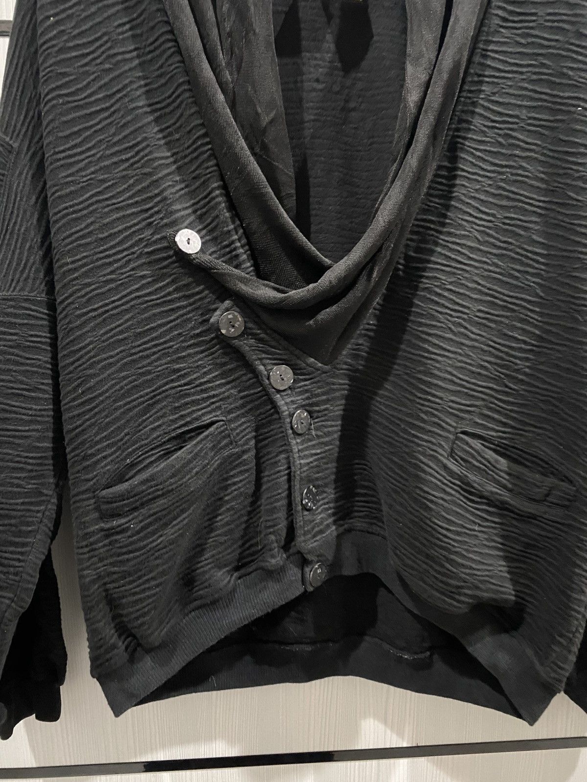Japanese Brand Arrston Volaju Koshin Satoh Pleats Cardigan Jacket Size US L / EU 52-54 / 3 - 4 Thumbnail