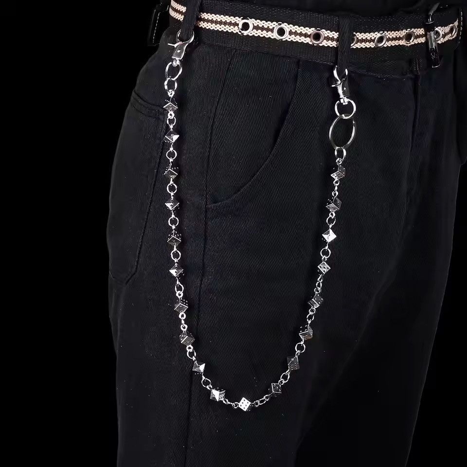 Jewelry Di r Bead Pants Wallet Chain,Y2K Jeans Chain Size ONE SIZE - 3 Thumbnail
