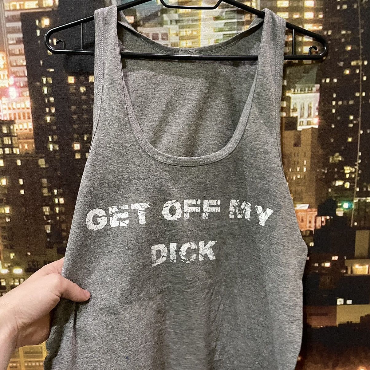 Vintage Vintage 90s Graphic Tank Top Humor Streetwear Grunge Slim M Size US M / EU 48-50 / 2 - 5 Thumbnail